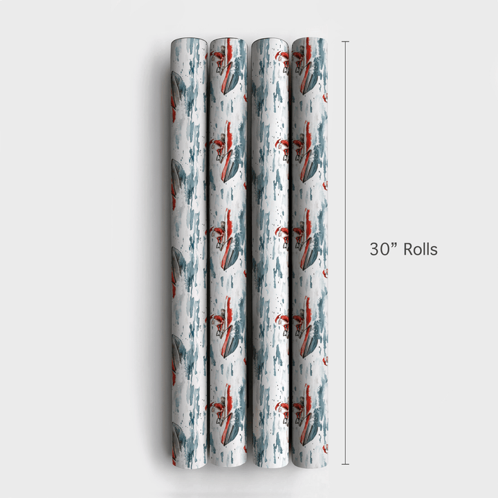 Sleigh at Sea - Wrapping Paper - Aspen & Arlo