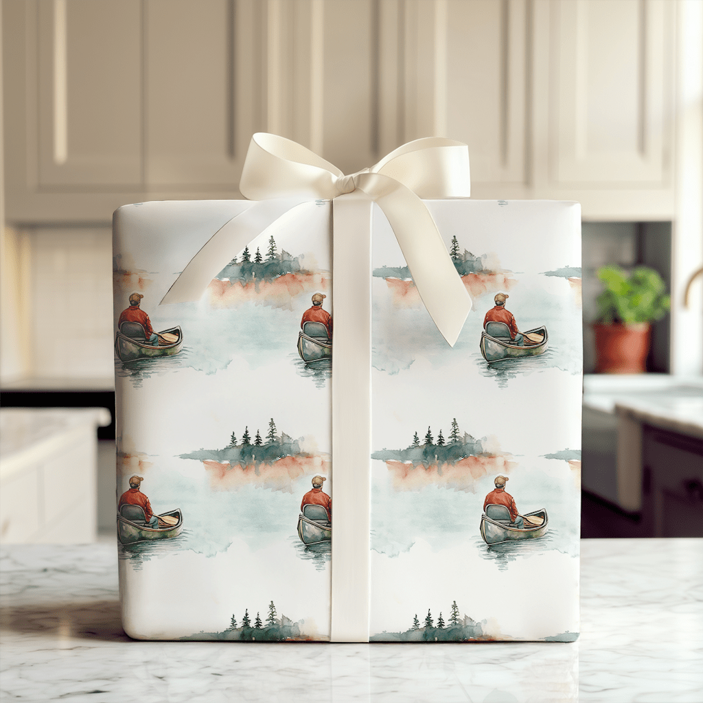 Dad's Happy Place - Wrapping Paper - Aspen & Arlo