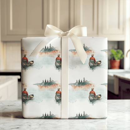 Dad's Happy Place - Wrapping Paper - Aspen & Arlo