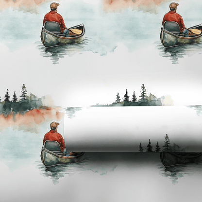 Dad's Happy Place - Wrapping Paper - Aspen & Arlo