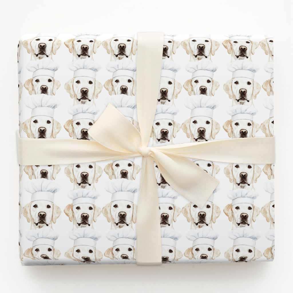 Cooking with the White Lab - Wrapping Paper - Aspen & Arlo