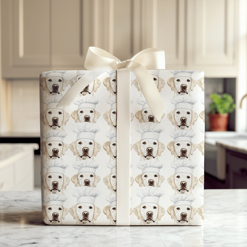 Cooking with the White Lab - Wrapping Paper - Aspen & Arlo