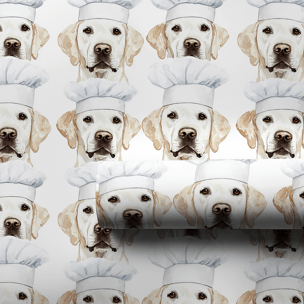 Cooking with the White Lab - Wrapping Paper - Aspen & Arlo
