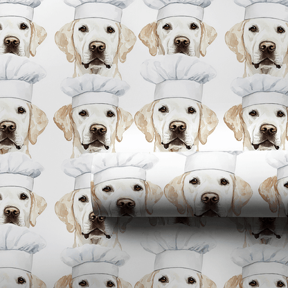 Cooking with the White Lab - Wrapping Paper - Aspen & Arlo
