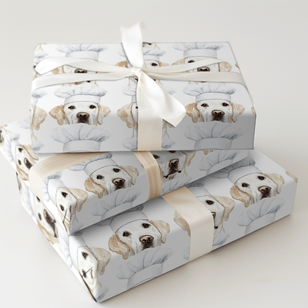 Cooking with the White Lab - Wrapping Paper - Aspen & Arlo