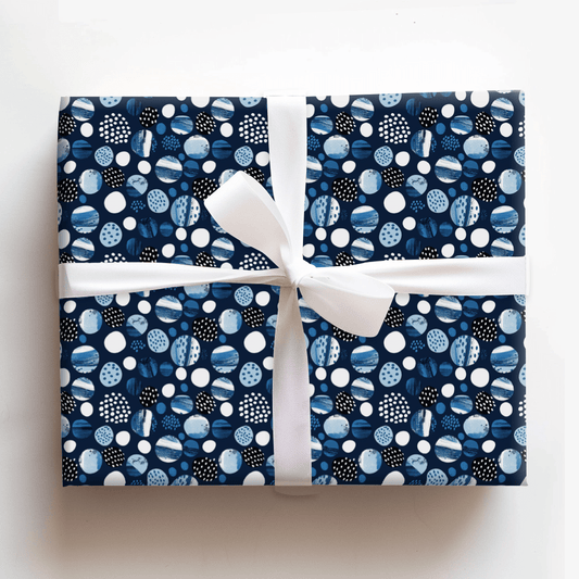 Blue Moods - Wrapping Paper - Aspen & Arlo