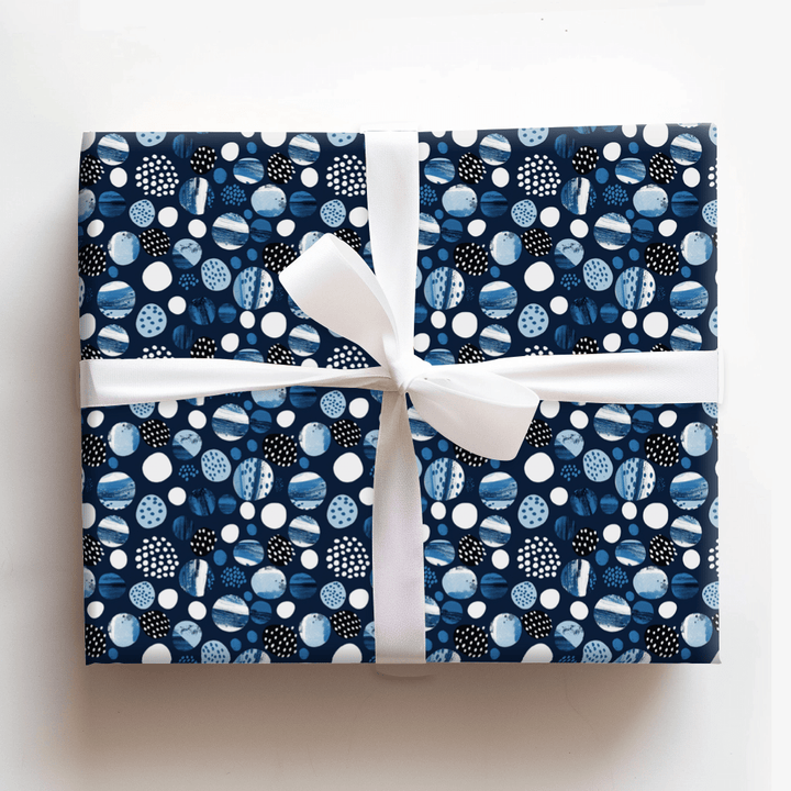 Blue Moods - Wrapping Paper - Aspen & Arlo