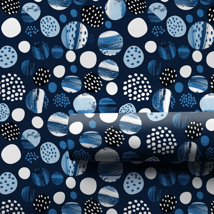 Blue Moods - Wrapping Paper - Aspen & Arlo