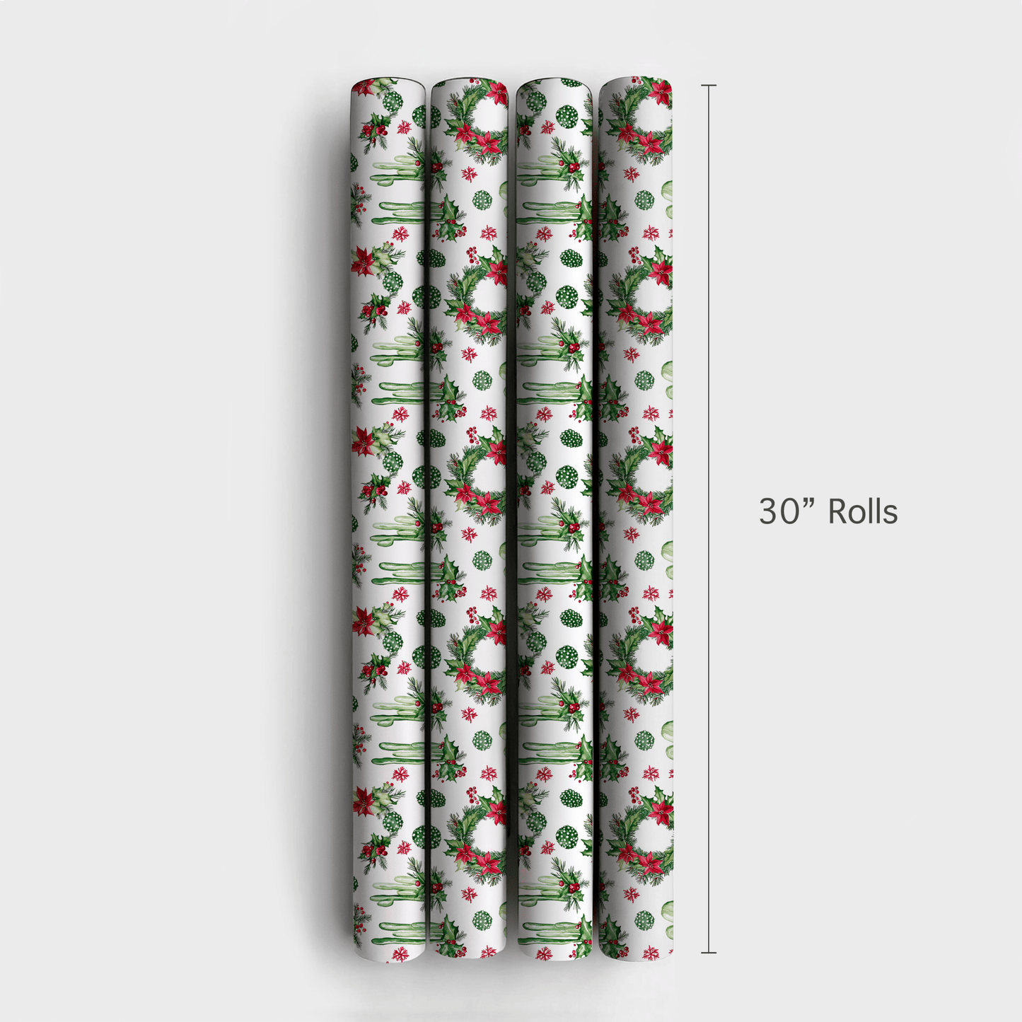 Cactus and Carols - Wrapping Paper - Aspen & Arlo