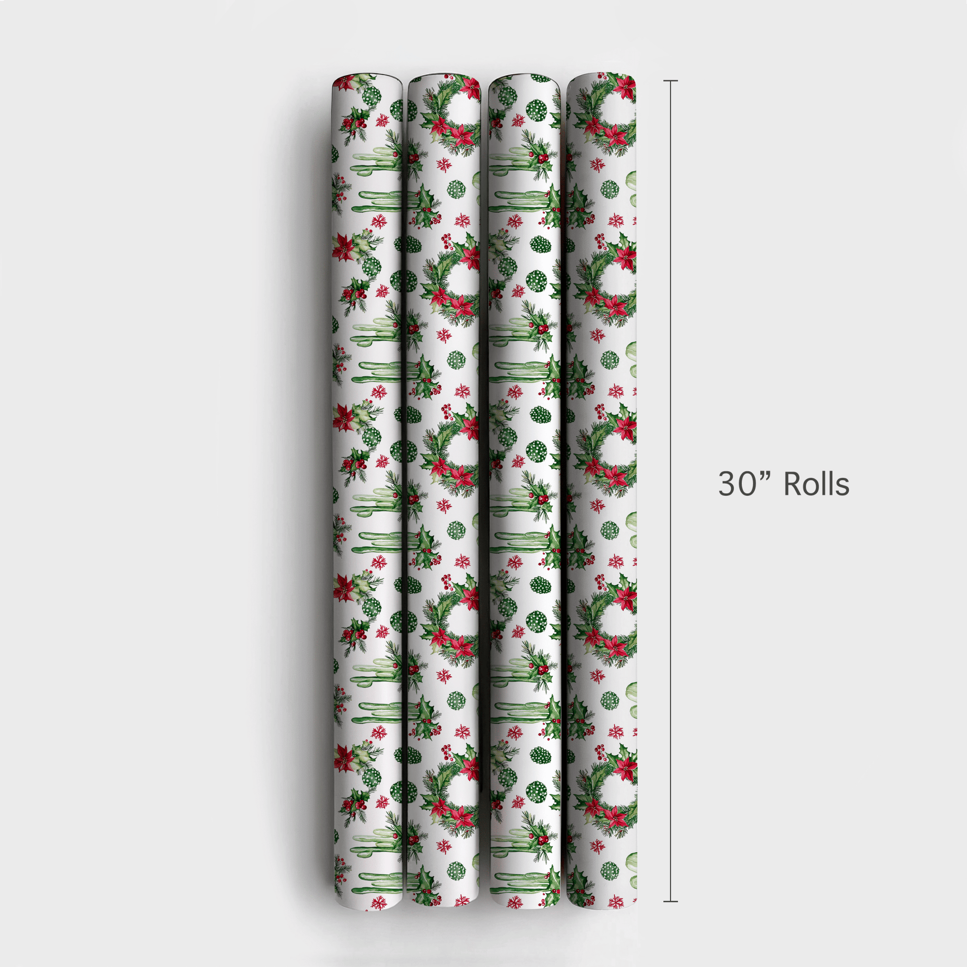 Cactus and Carols - Wrapping Paper - Aspen & Arlo