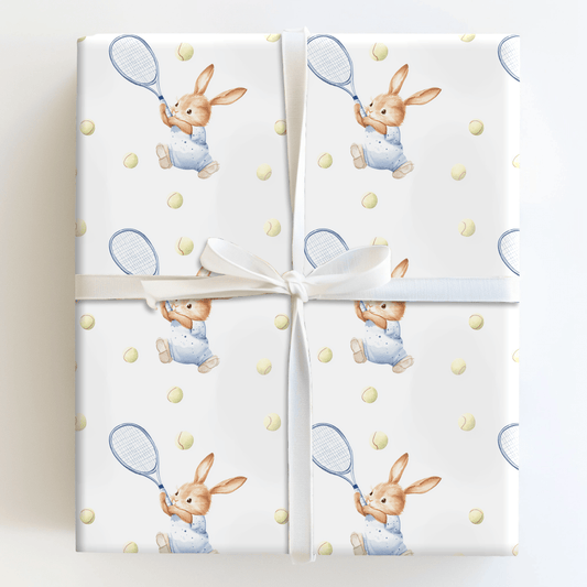 Rally Rabbit - Wrapping Paper - Aspen & Arlo