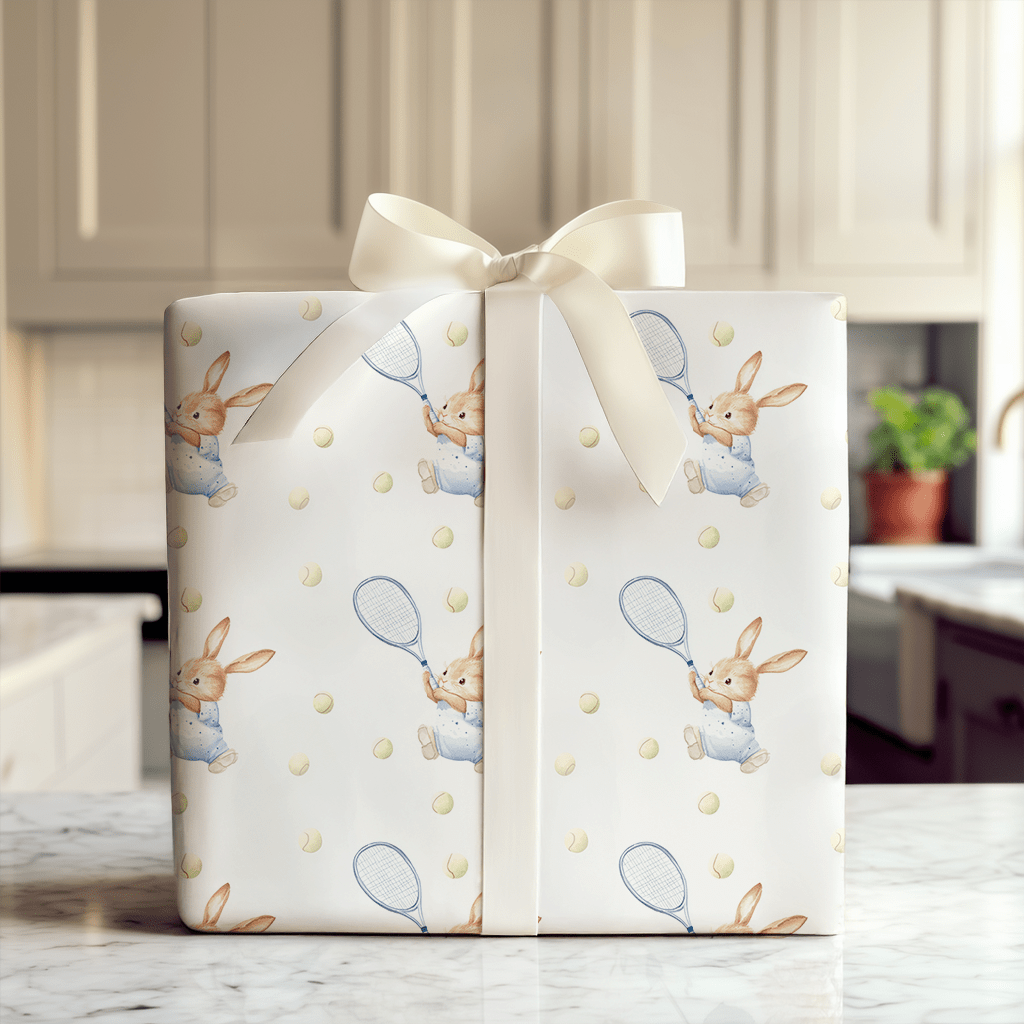 Rally Rabbit - Wrapping Paper - Aspen & Arlo