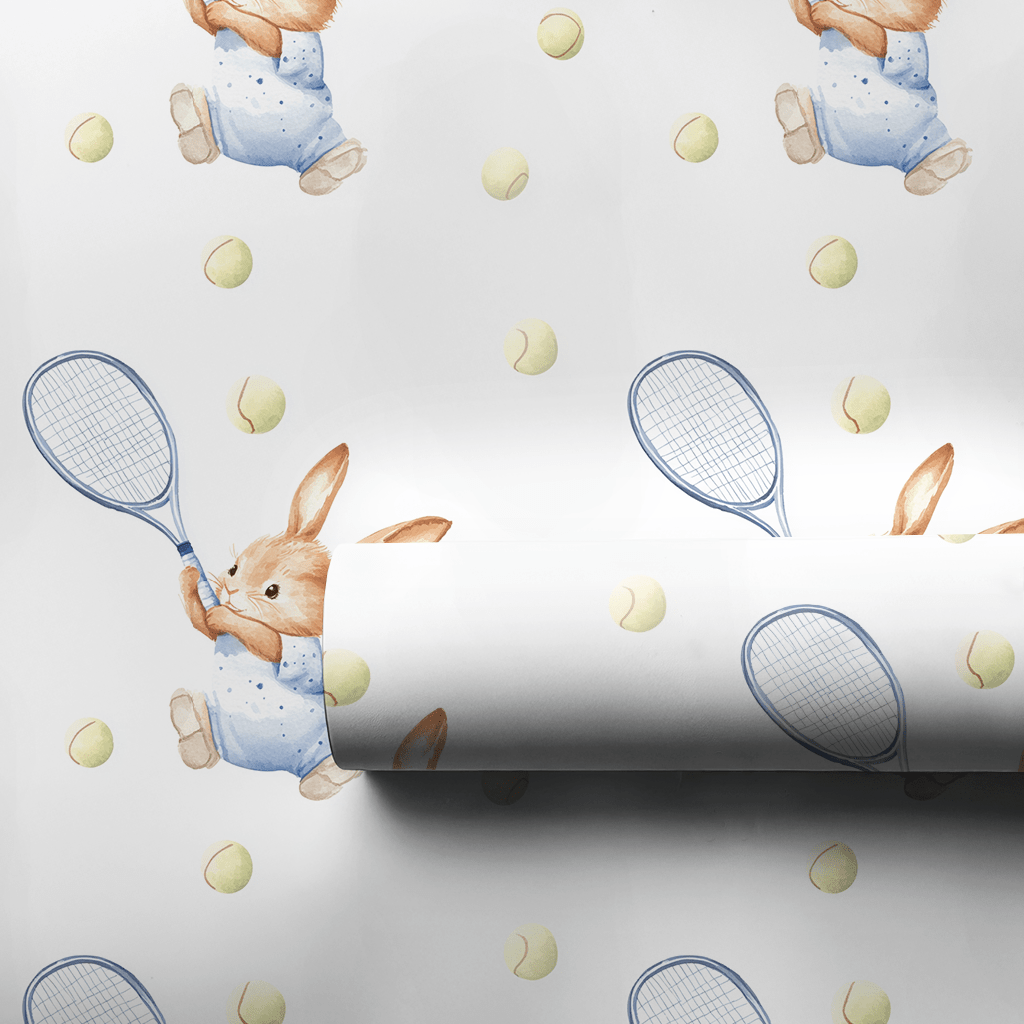 Rally Rabbit - Wrapping Paper - Aspen & Arlo