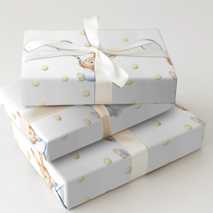 Rally Rabbit - Wrapping Paper - Aspen & Arlo
