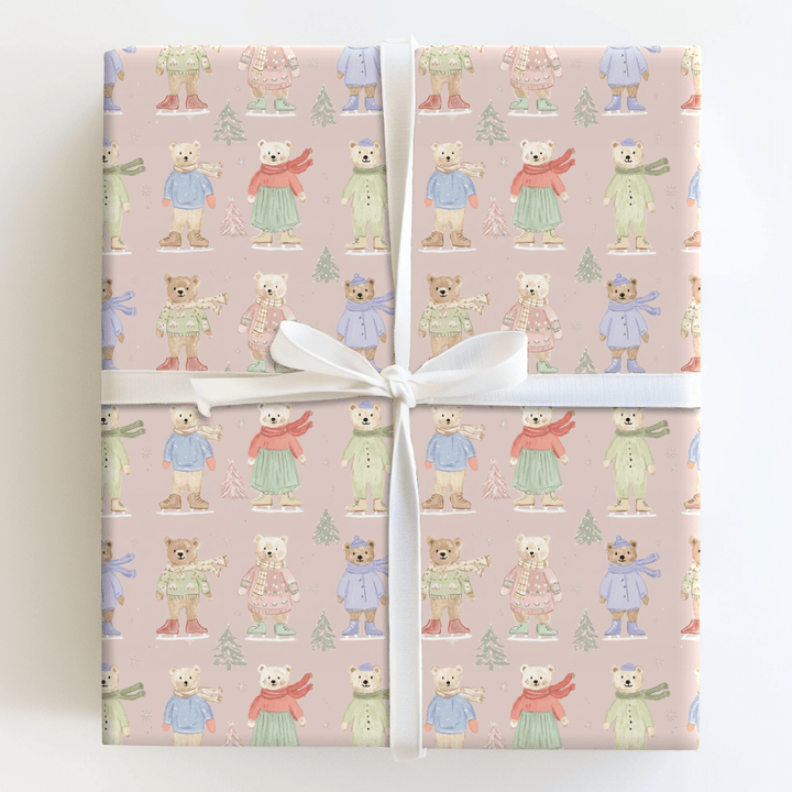Cozy on Ice - Wrapping Paper - Aspen & Arlo