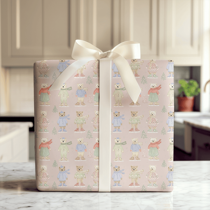 Cozy on Ice - Wrapping Paper - Aspen & Arlo