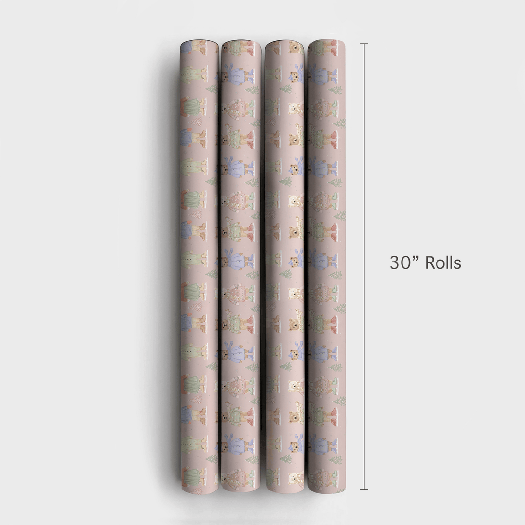 Cozy on Ice - Wrapping Paper - Aspen & Arlo