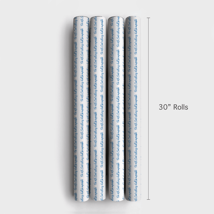 Nothing Is Impossible in Blue - Wrapping Paper - Aspen & Arlo