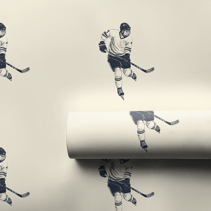 Center Ice - Wrapping Paper - Aspen & Arlo