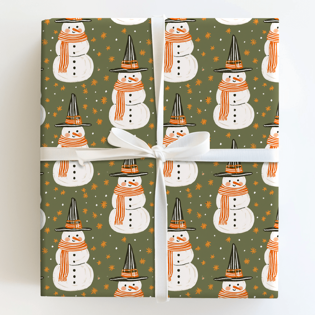 Frosty the Witchman - Wrapping Paper - Aspen & Arlo
