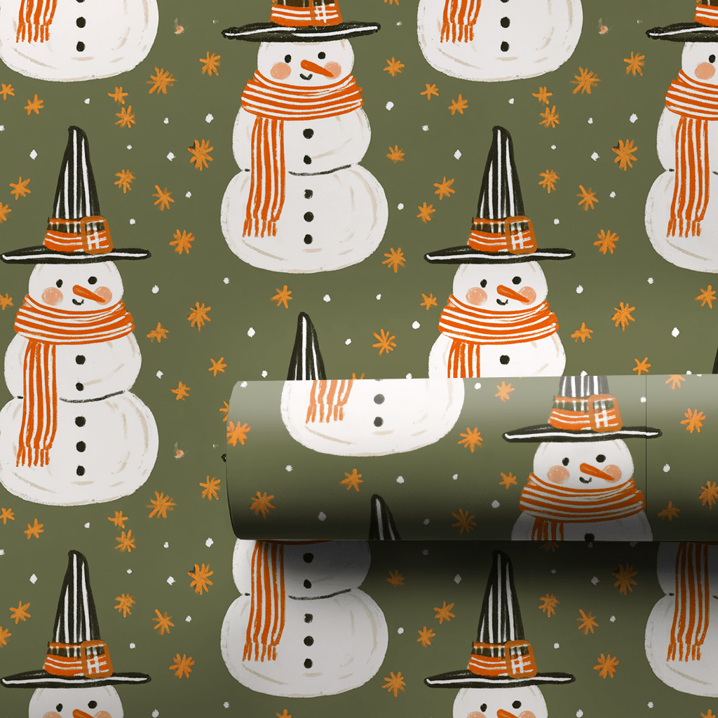 Frosty the Witchman - Wrapping Paper - Aspen & Arlo