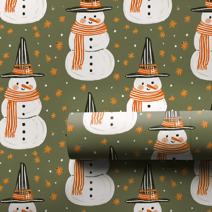 Frosty the Witchman - Wrapping Paper - Aspen & Arlo