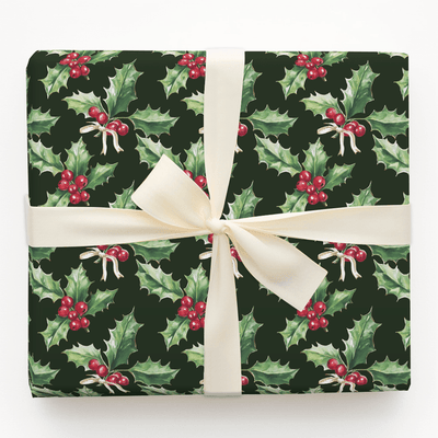 Midnight Mistletoe - Wrapping Paper - Aspen & Arlo