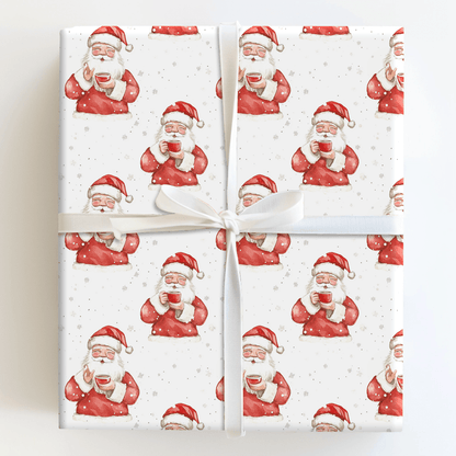 Flat White Christmas - Wrapping Paper - Aspen & Arlo