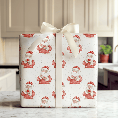 Flat White Christmas - Wrapping Paper - Aspen & Arlo