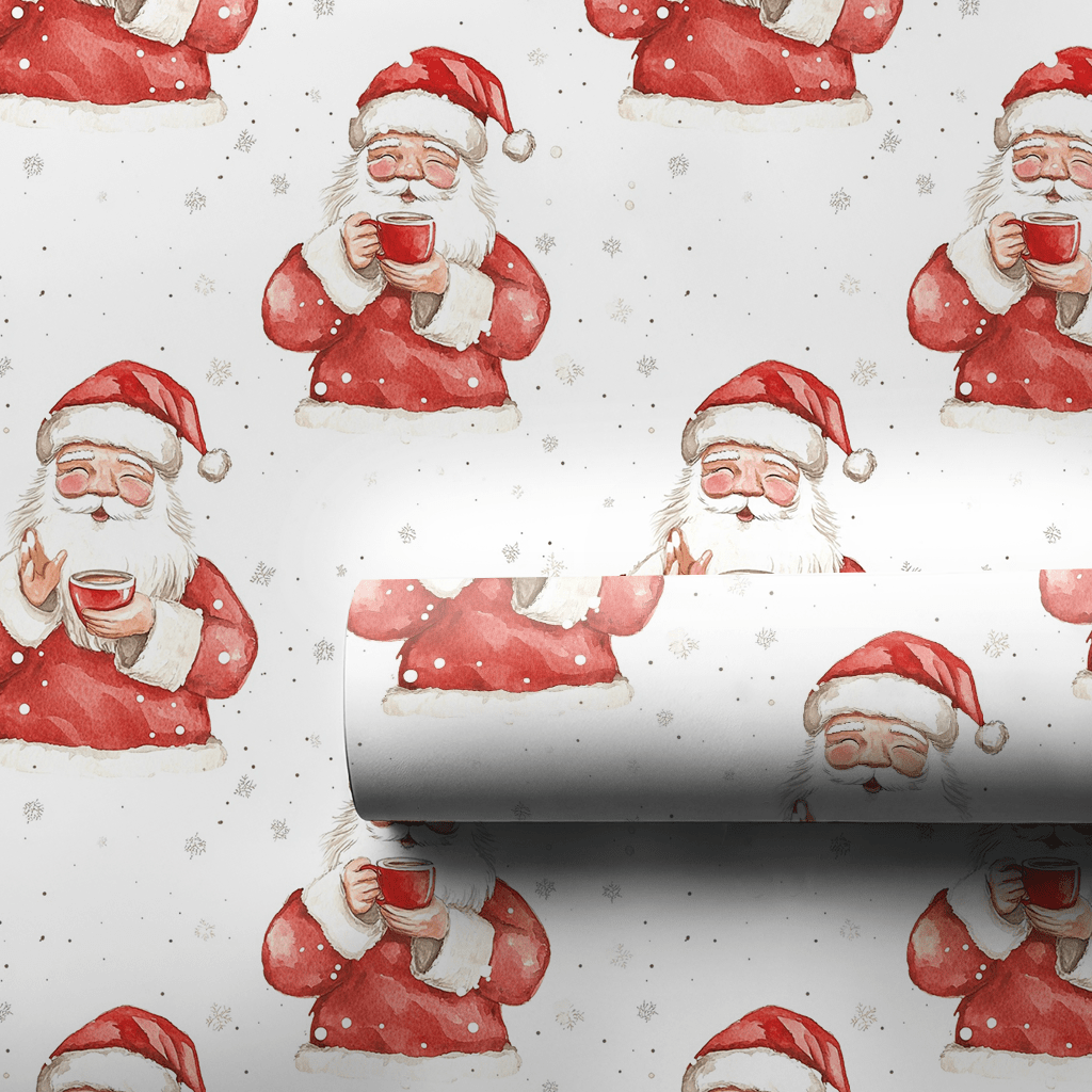 Flat White Christmas - Wrapping Paper - Aspen & Arlo