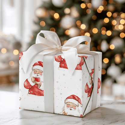 Flat White Christmas - Wrapping Paper - Aspen & Arlo