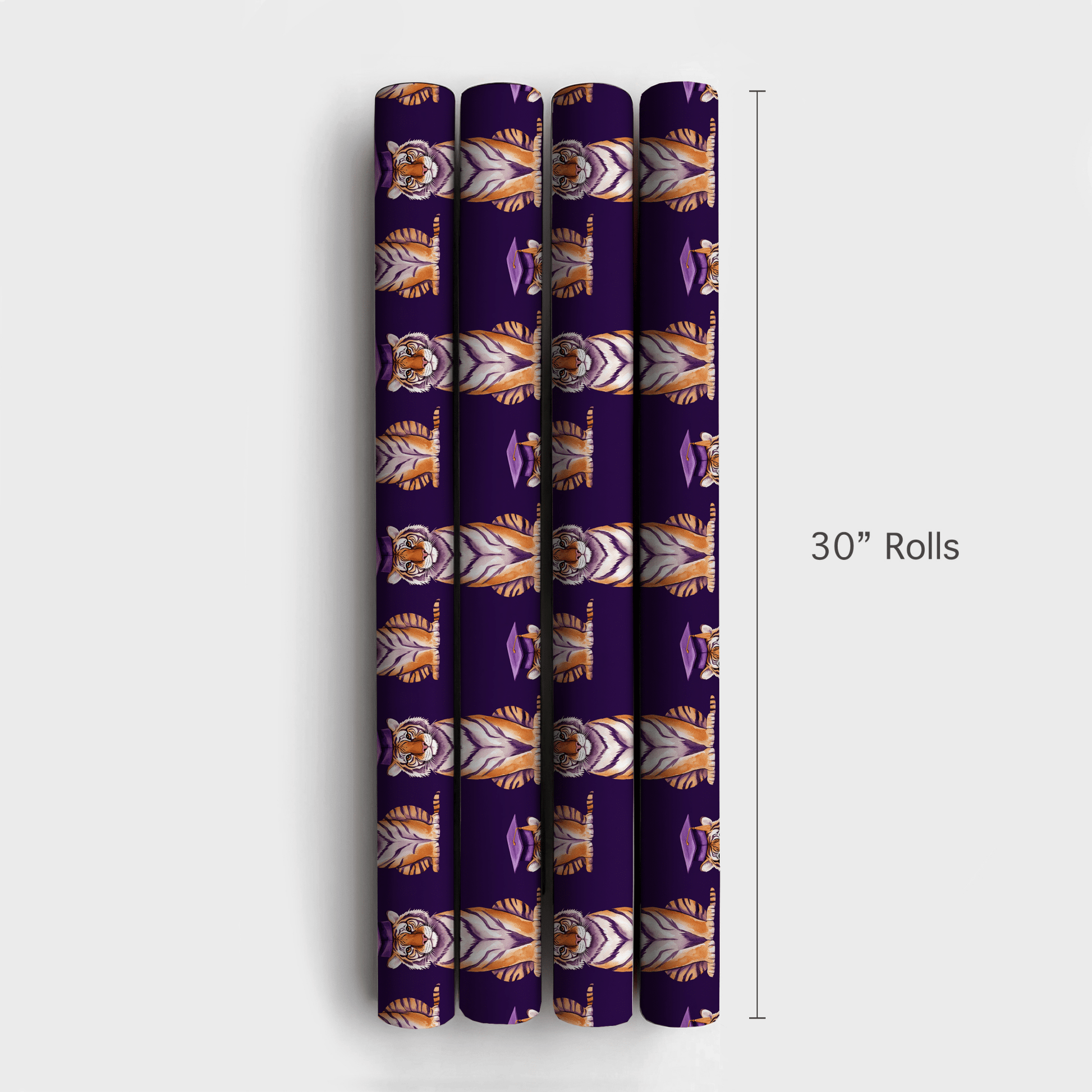 Purple Reign Sharp Brain - Wrapping Paper - Aspen & Arlo