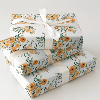Sweet Apricot - Wrapping Paper - Aspen & Arlo