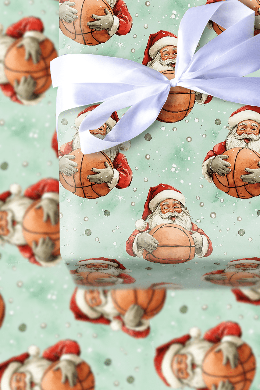 Buzzer Beater - Wrapping Paper - Aspen & Arlo