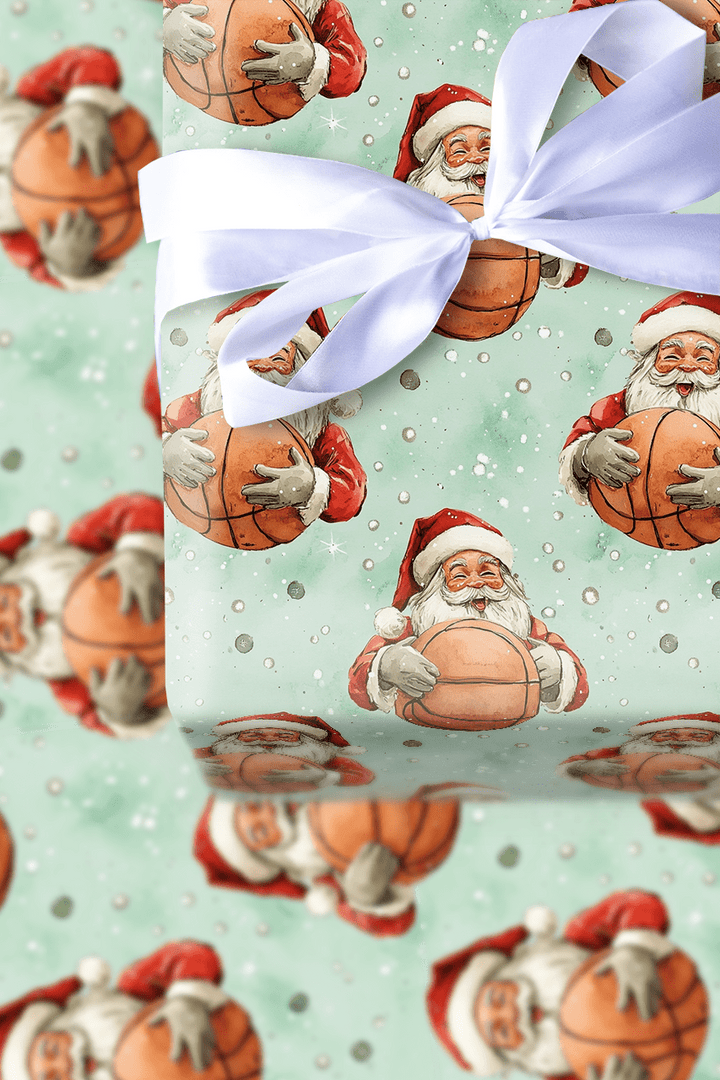 Buzzer Beater - Wrapping Paper - Aspen & Arlo