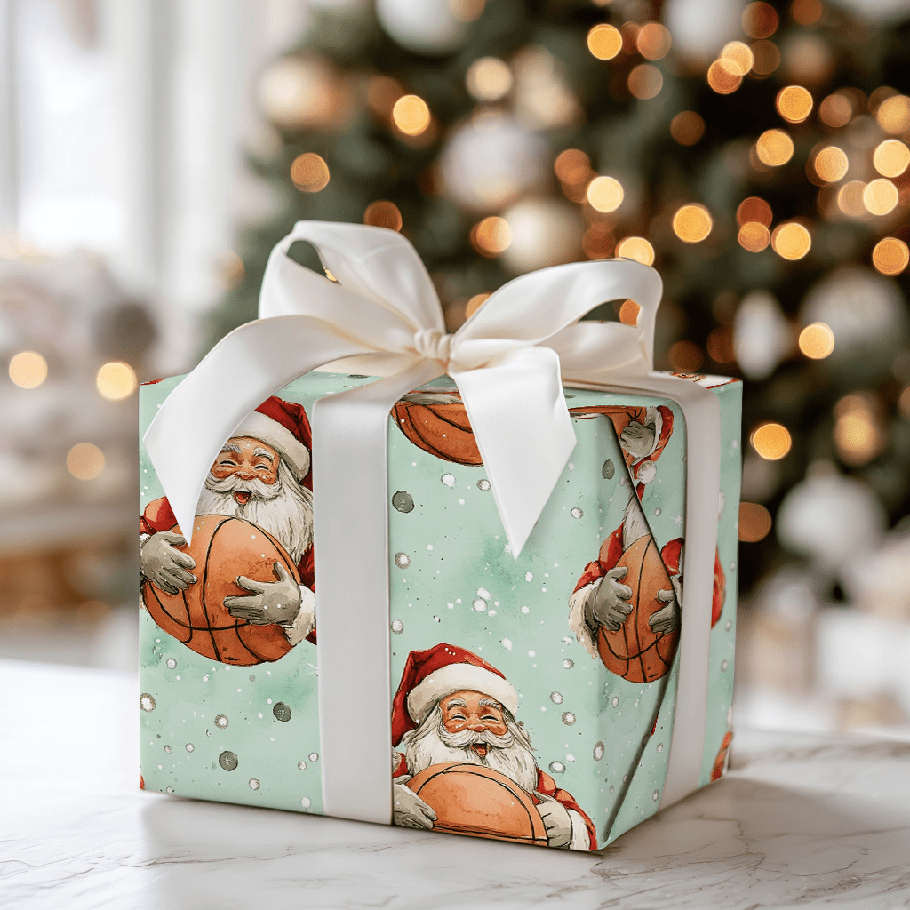 Buzzer Beater - Wrapping Paper - Aspen & Arlo