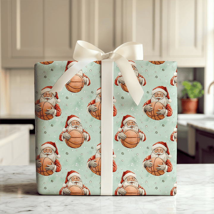 Buzzer Beater - Wrapping Paper - Aspen & Arlo