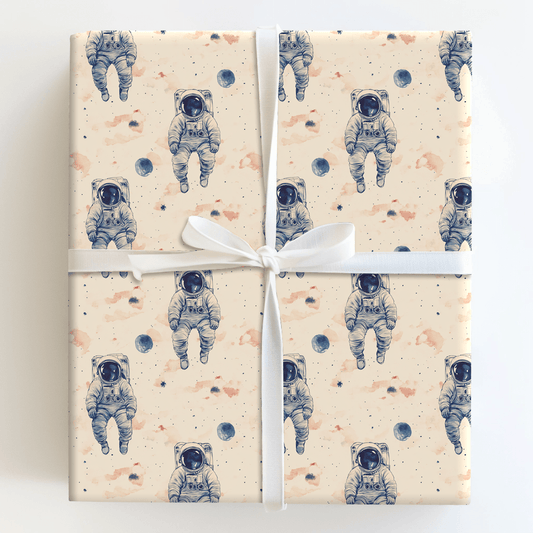 Houston We Have a Party - Wrapping Paper - Aspen & Arlo