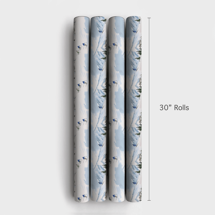 Powder Day Parade - Wrapping Paper - Aspen & Arlo