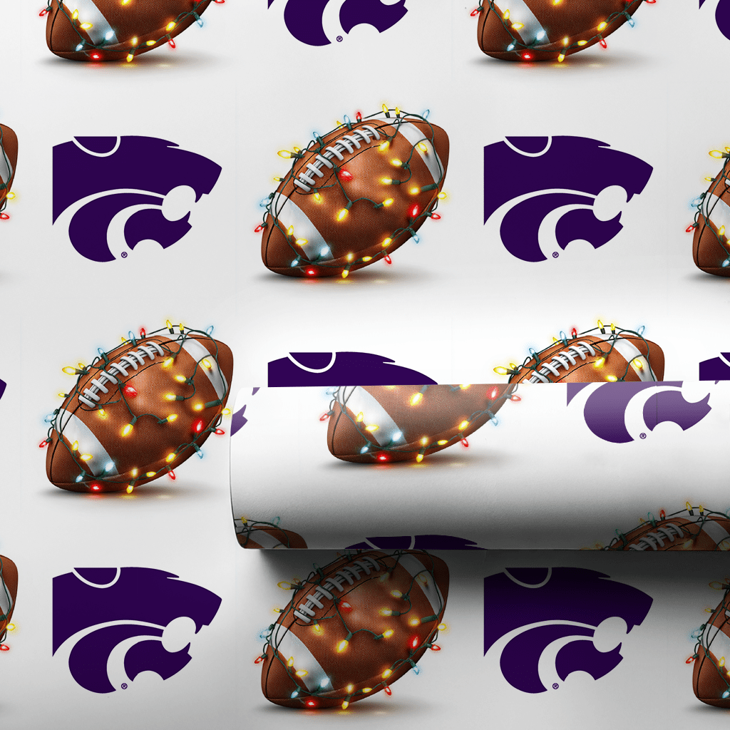 End Zone Lights Wildcats - Wrapping Paper - Aspen & Arlo
