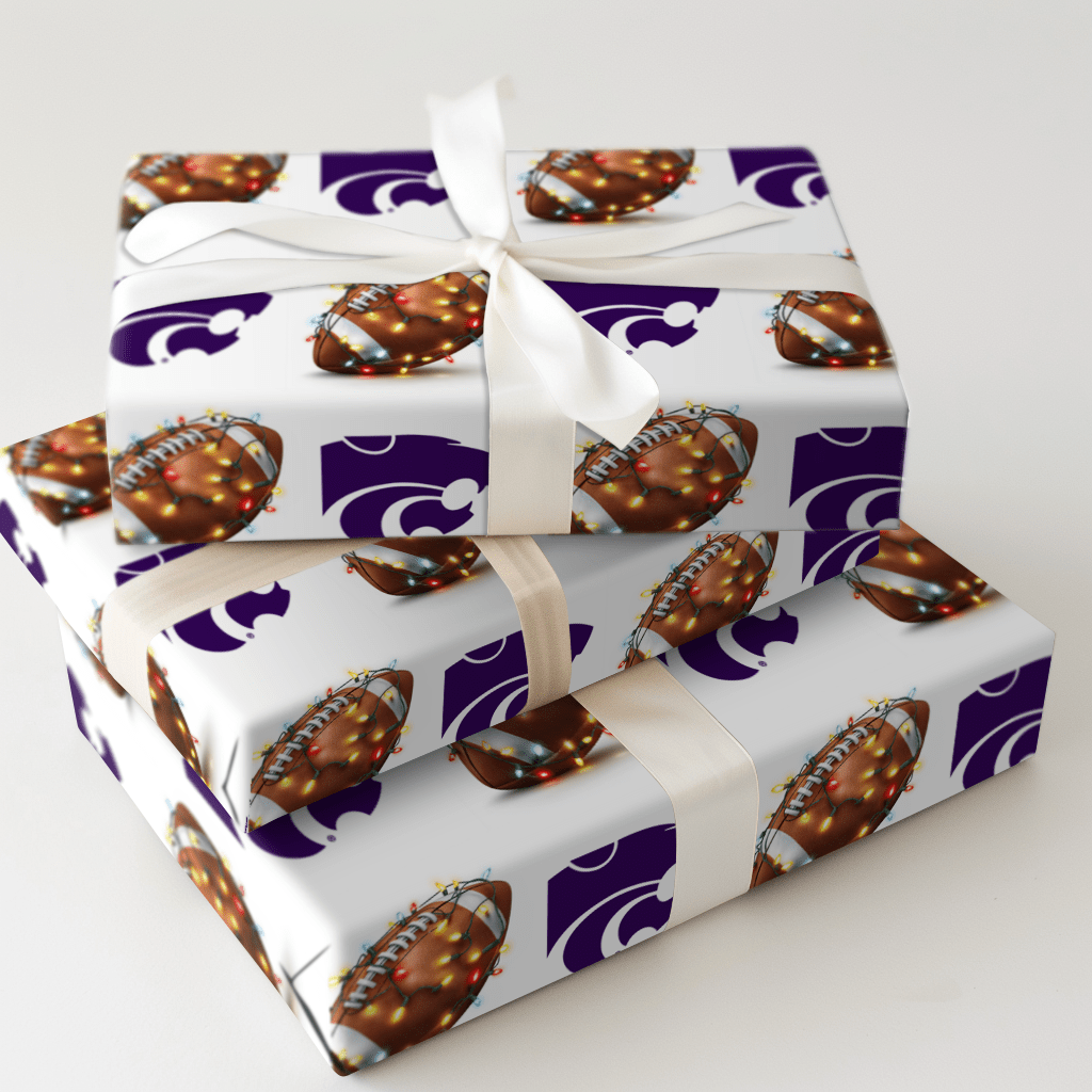 End Zone Lights Wildcats - Wrapping Paper - Aspen & Arlo