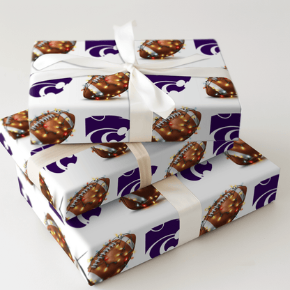 End Zone Lights Wildcats - Wrapping Paper - Aspen & Arlo