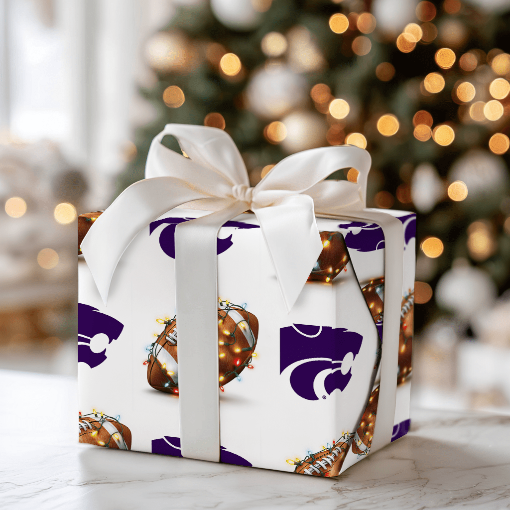 End Zone Lights Wildcats - Wrapping Paper - Aspen & Arlo