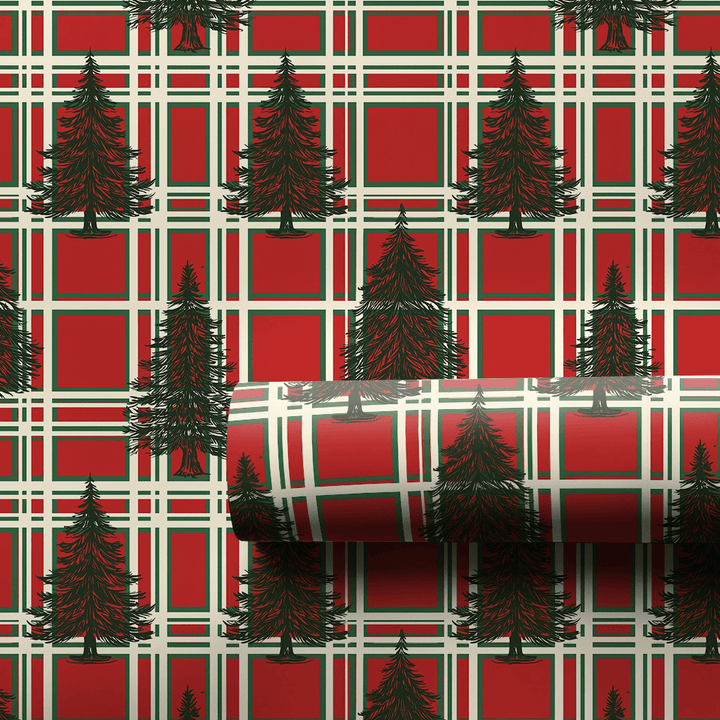 Lumberjack Pines - Wrapping Paper - Aspen & Arlo