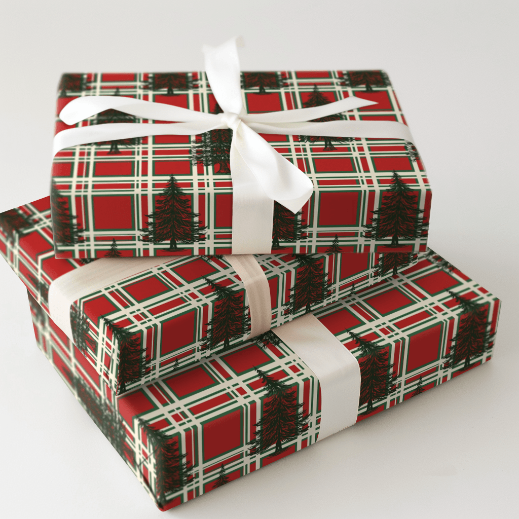 Lumberjack Pines - Wrapping Paper - Aspen & Arlo