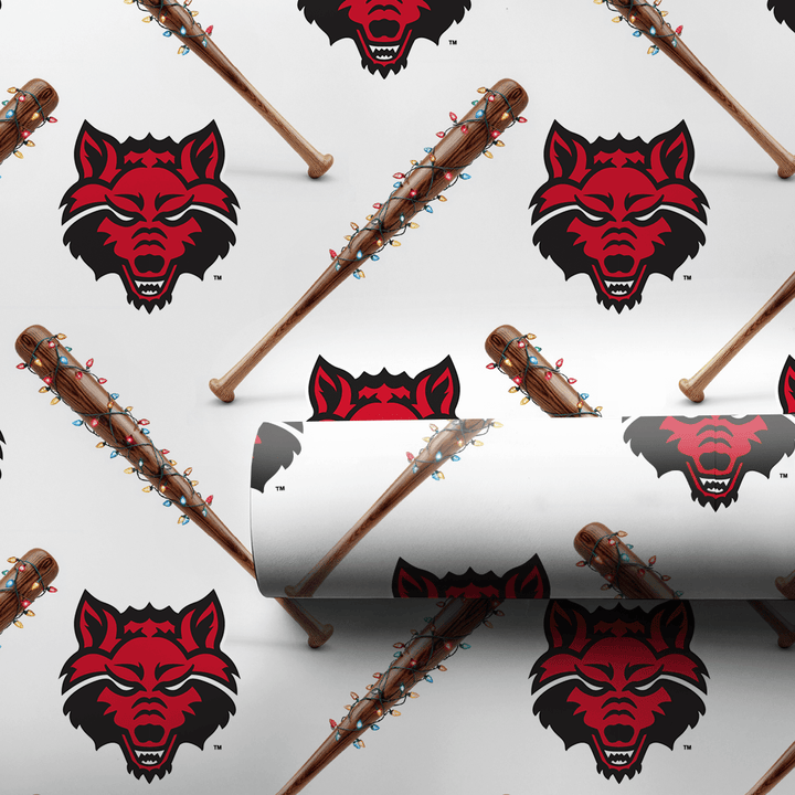 Festive Field Wolves - Wrapping Paper - Aspen & Arlo
