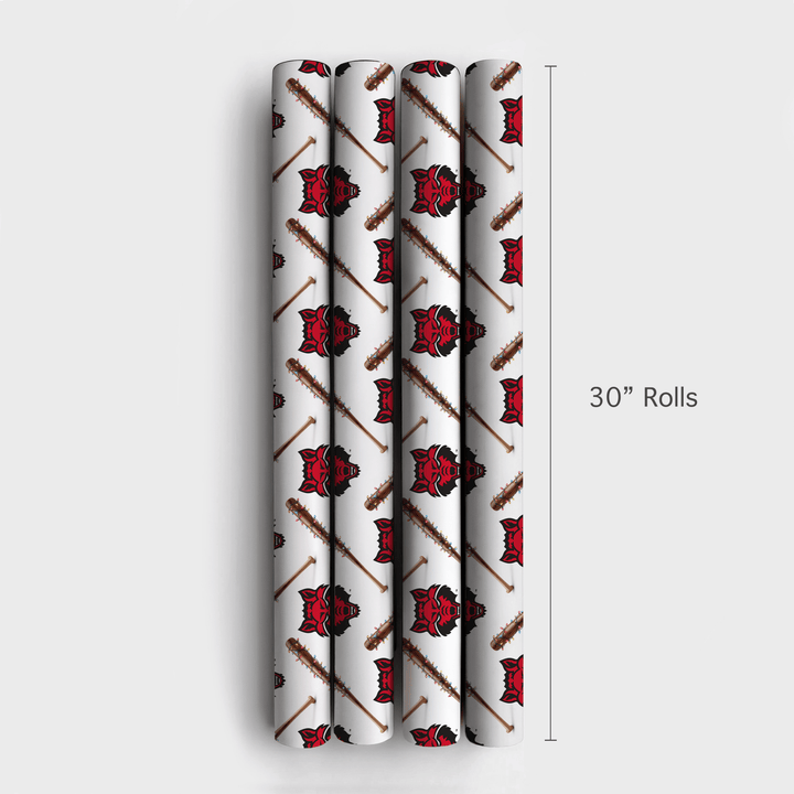 Festive Field Wolves - Wrapping Paper - Aspen & Arlo