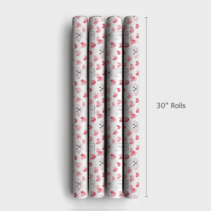Maltese Valentine - Wrapping Paper - Aspen & Arlo
