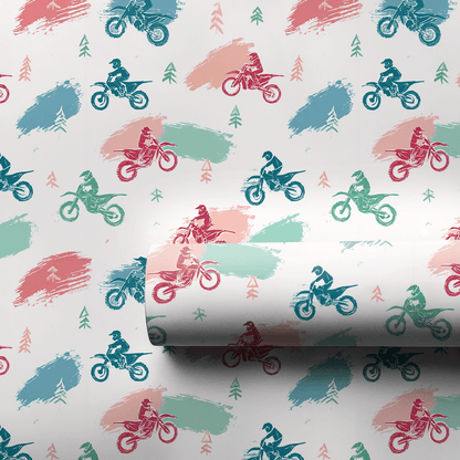 Dashing On Wheels - Wrapping Paper - Aspen & Arlo