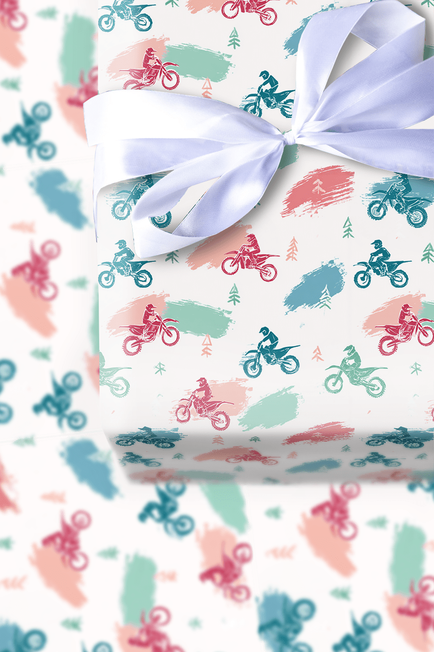 Dashing On Wheels - Wrapping Paper - Aspen & Arlo